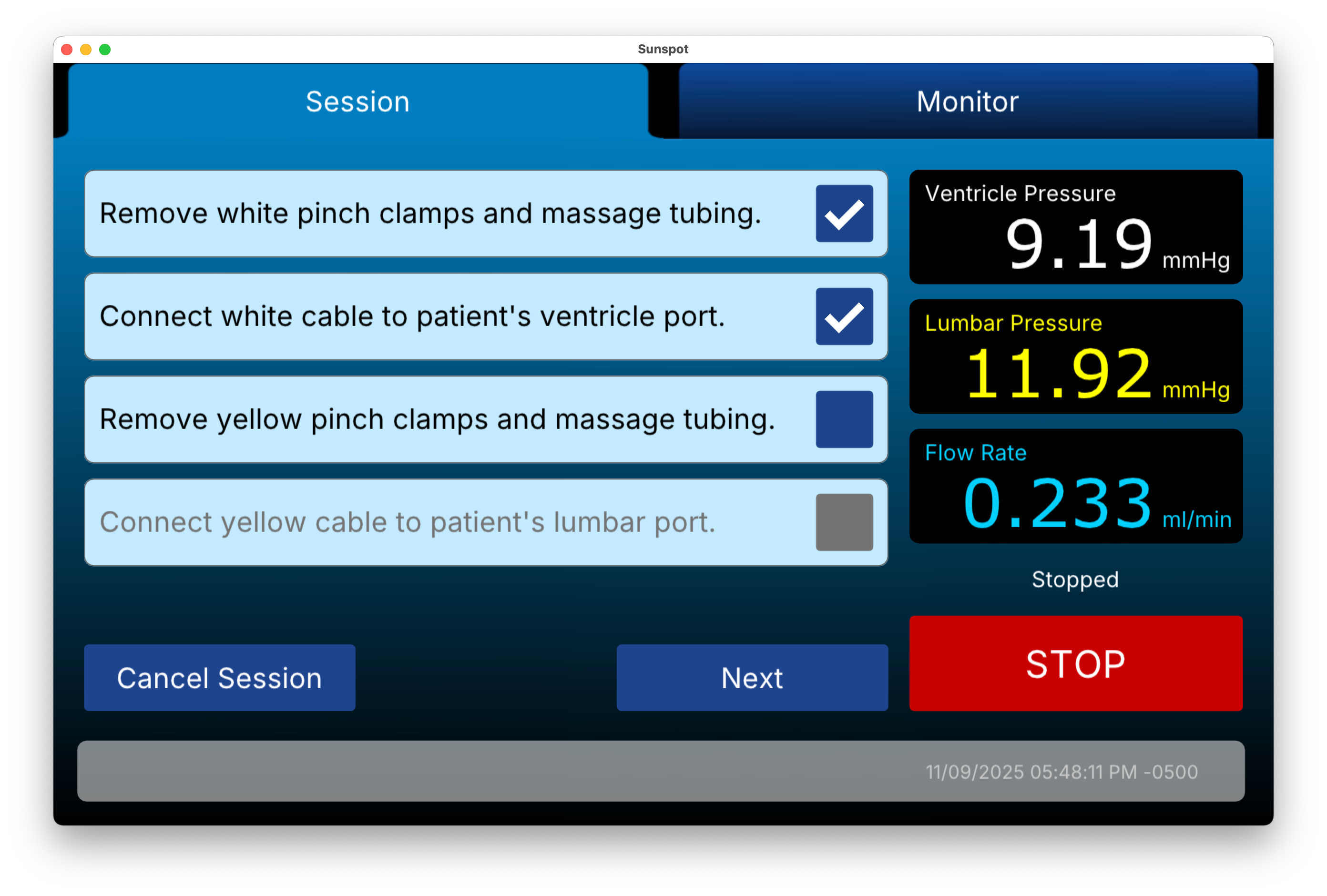 Low Fidelity Treatment Screen